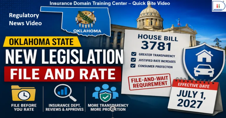 Oklahoma Insurance Legislation